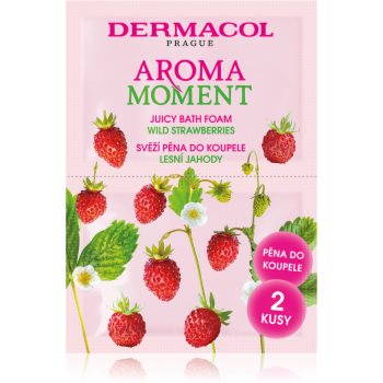 Dermacol Aroma Moment Wild Strawberries spuma de baie pachet pentru calatorie - imagine 2
